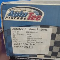 Autotec SBF 302/347 Custom Blower Pistons 8-8.5:1 Compression - Image 2
